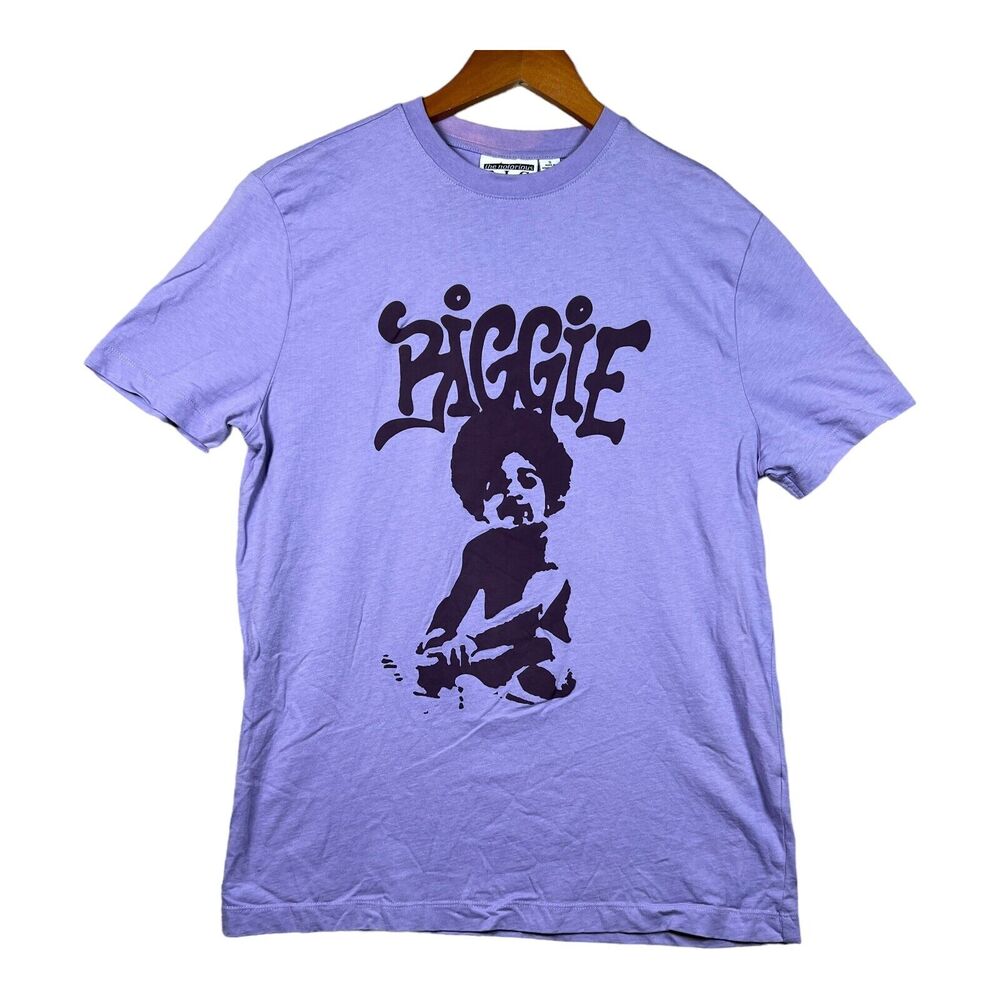 The Notorious B.I.G. Biggie Smalls Rap Baby Hip Hop Purple T-shirt Size S